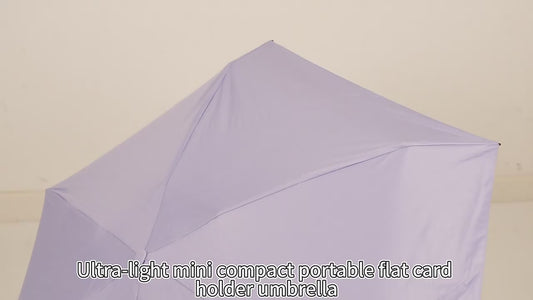 Mini Umbrella with Case for Men & Women (Manual Open) Compact Travelling Umbrella
